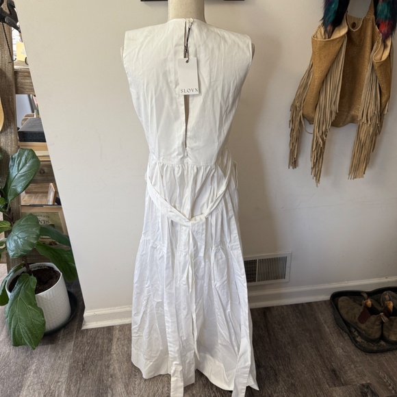 NWT $350 SLOAN The Sleeveless Tier Dress Size 1 - Picture 5 of 6